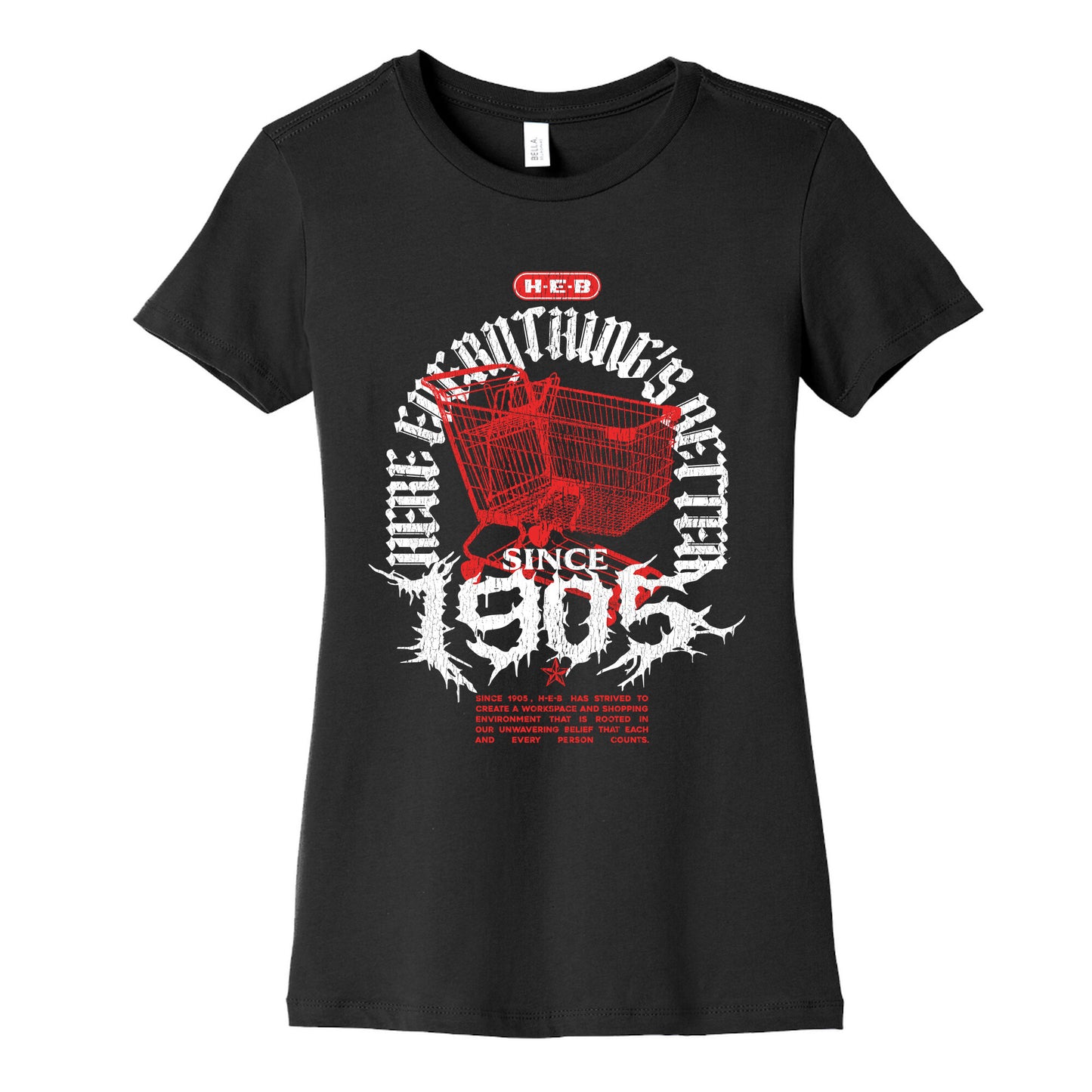 H-E-B Metal Shirt Womens Cotton Tee