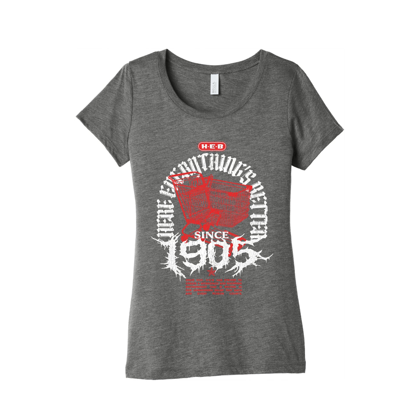 H-E-B Metal Shirt Womens Triblend Tee