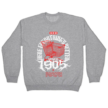 H-E-B Metal Shirt Crewneck Sweatshirt