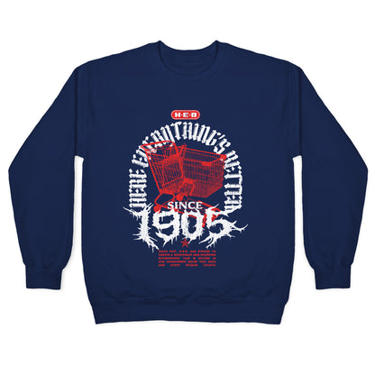 H-E-B Metal Shirt Crewneck Sweatshirt
