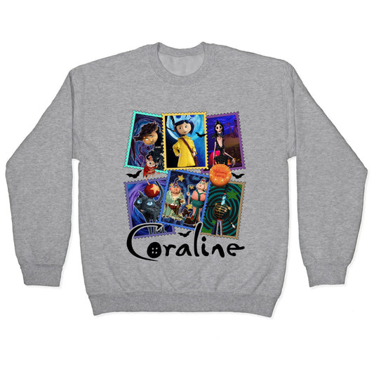 Coraline Shirt Crewneck Sweatshirt