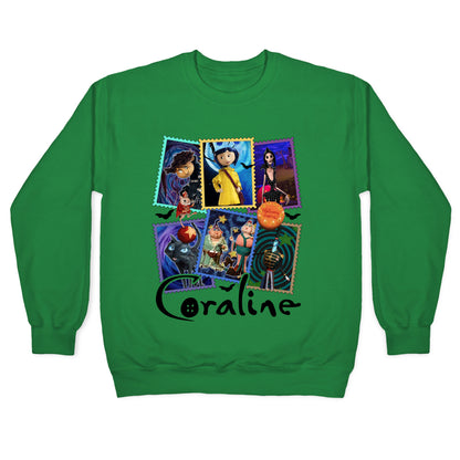 Coraline Shirt Crewneck Sweatshirt