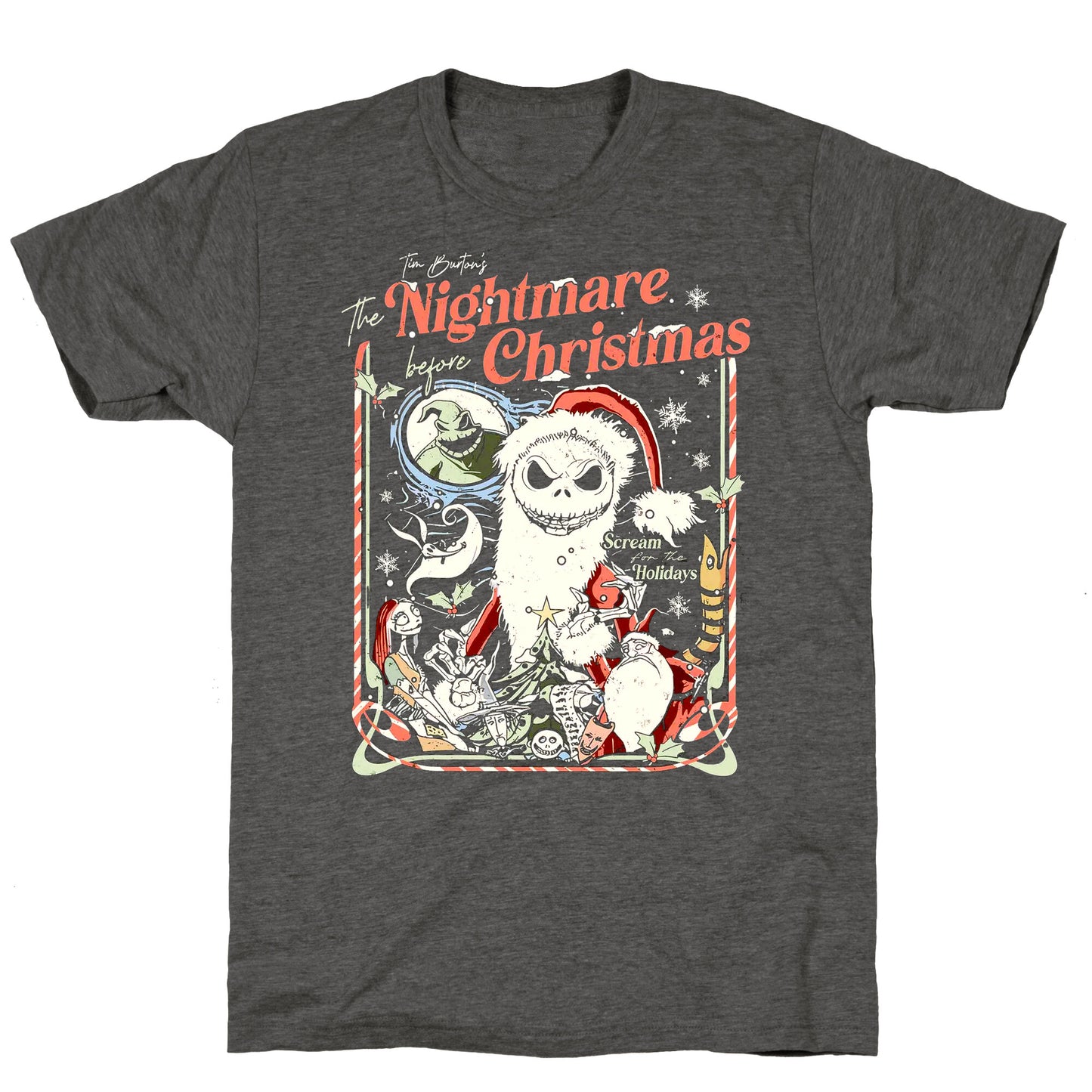 Nightmare Before Christmas Vintage Unisex Triblend Tee