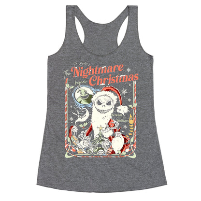Nightmare Before Christmas Vintage Racerback Tank