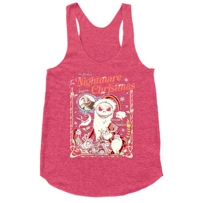 Nightmare Before Christmas Vintage Racerback Tank