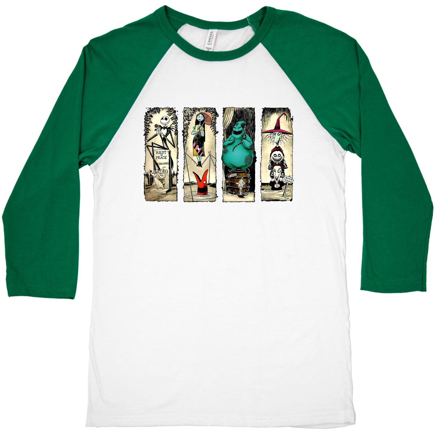 Nightmare Before Christmas Baseball Tee