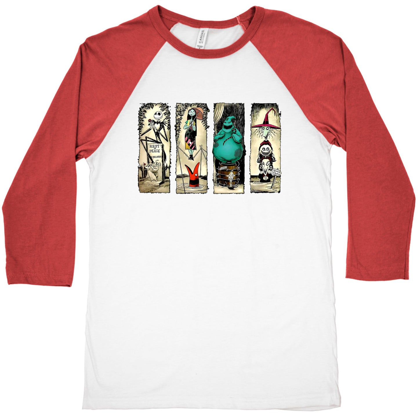 Nightmare Before Christmas Baseball Tee