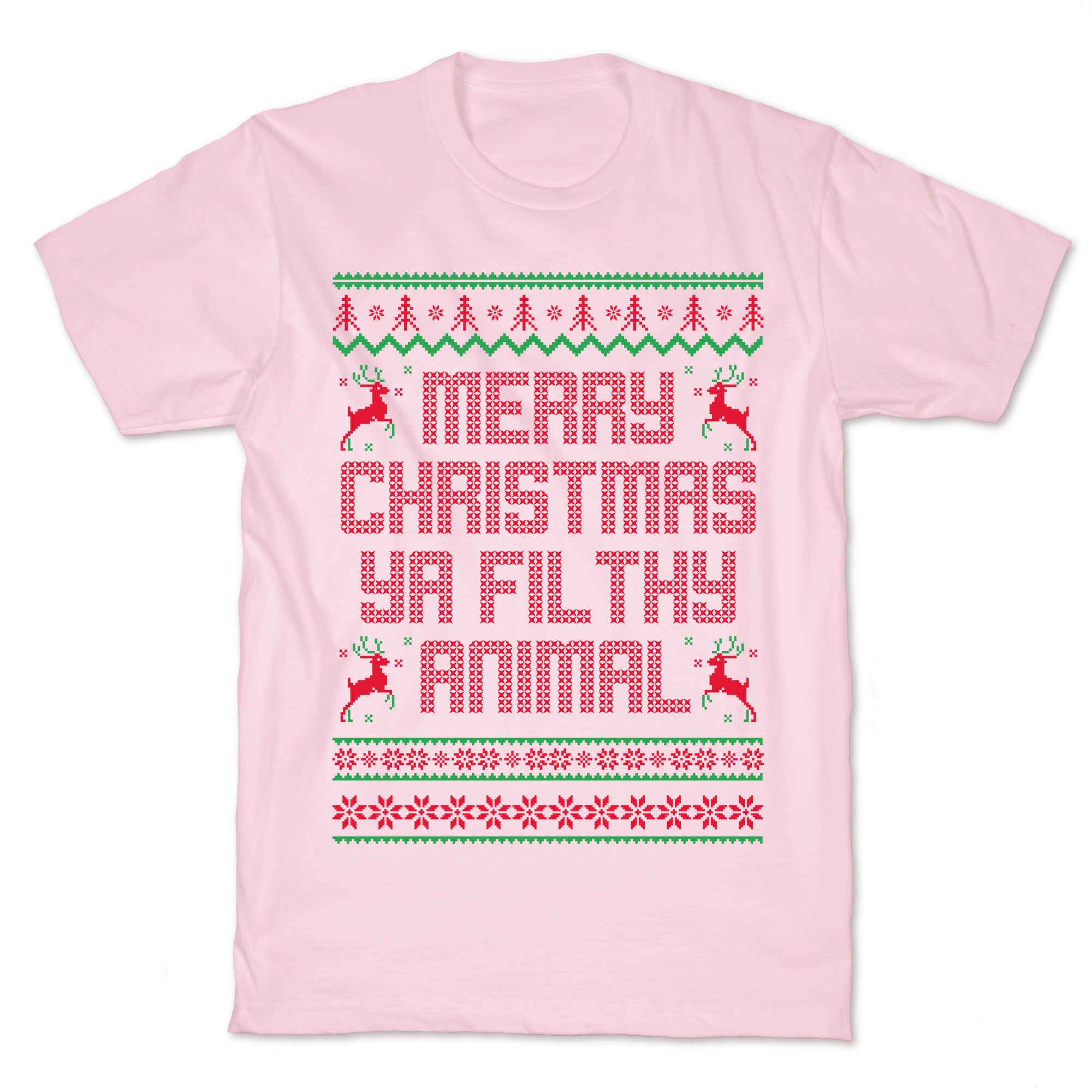 Merry Christmas Ya Filthy Animal T-Shirt