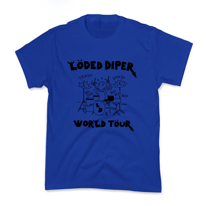 Loded Diper World Tour Kids Tee