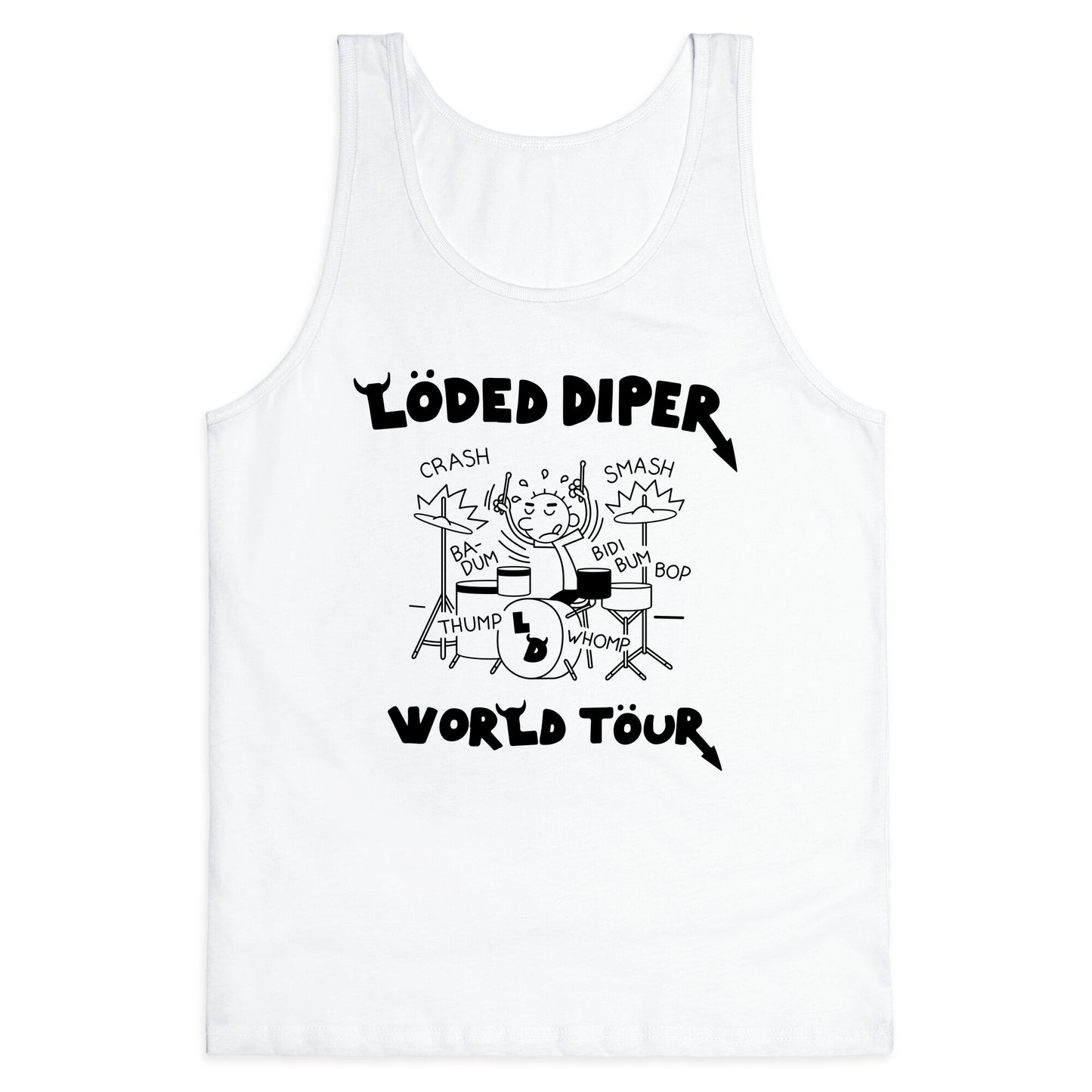 Loded Diper World Tour Tank Top