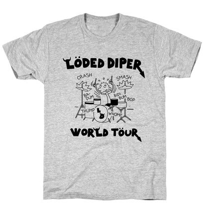 Loded Diper World Tour T-Shirt