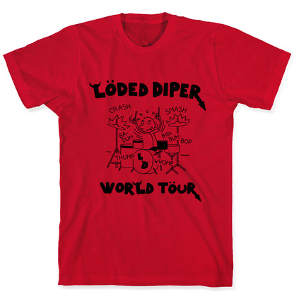 Loded Diper World Tour T-Shirt