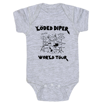 Loded Diper World Tour Baby One-Piece