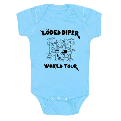 Loded Diper World Tour Baby One-Piece