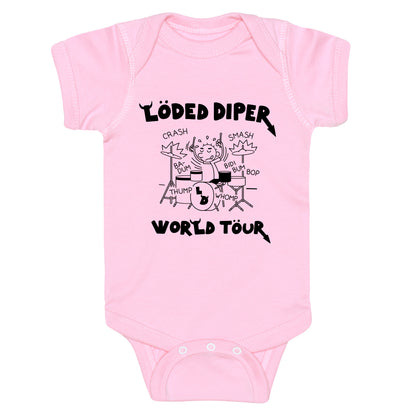 Loded Diper World Tour Baby One-Piece