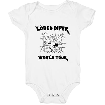Loded Diper World Tour Baby One-Piece