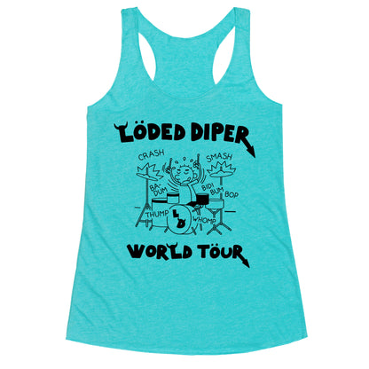 Loded Diper World Tour Racerback Tank