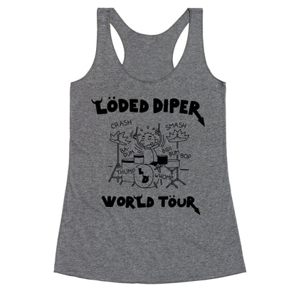 Loded Diper World Tour Racerback Tank