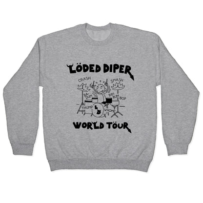Loded Diper World Tour Crewneck Sweatshirt