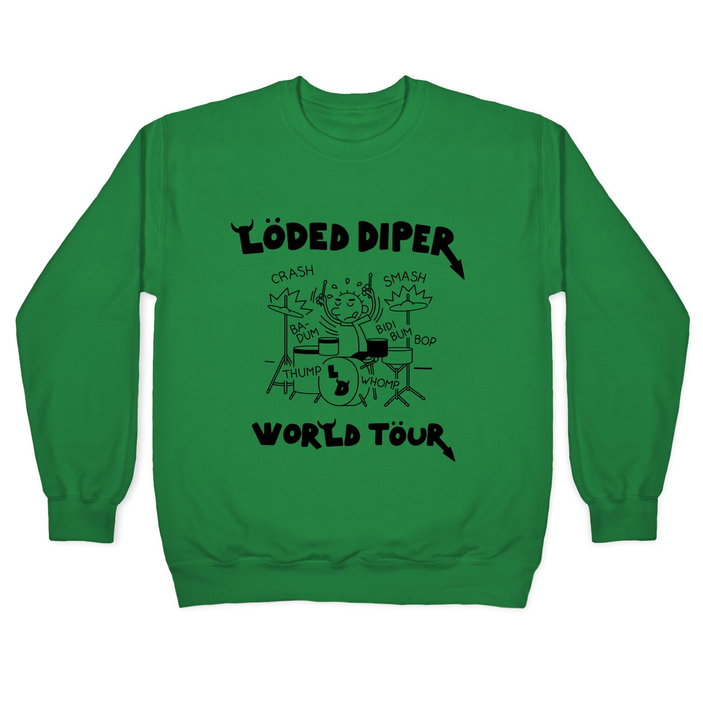Loded Diper World Tour Crewneck Sweatshirt