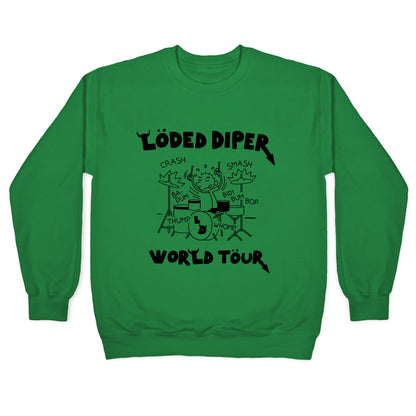 Loded Diper World Tour Crewneck Sweatshirt
