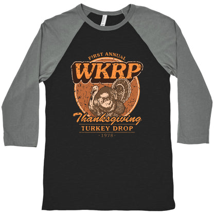 Turkey Drop Baseball Tee