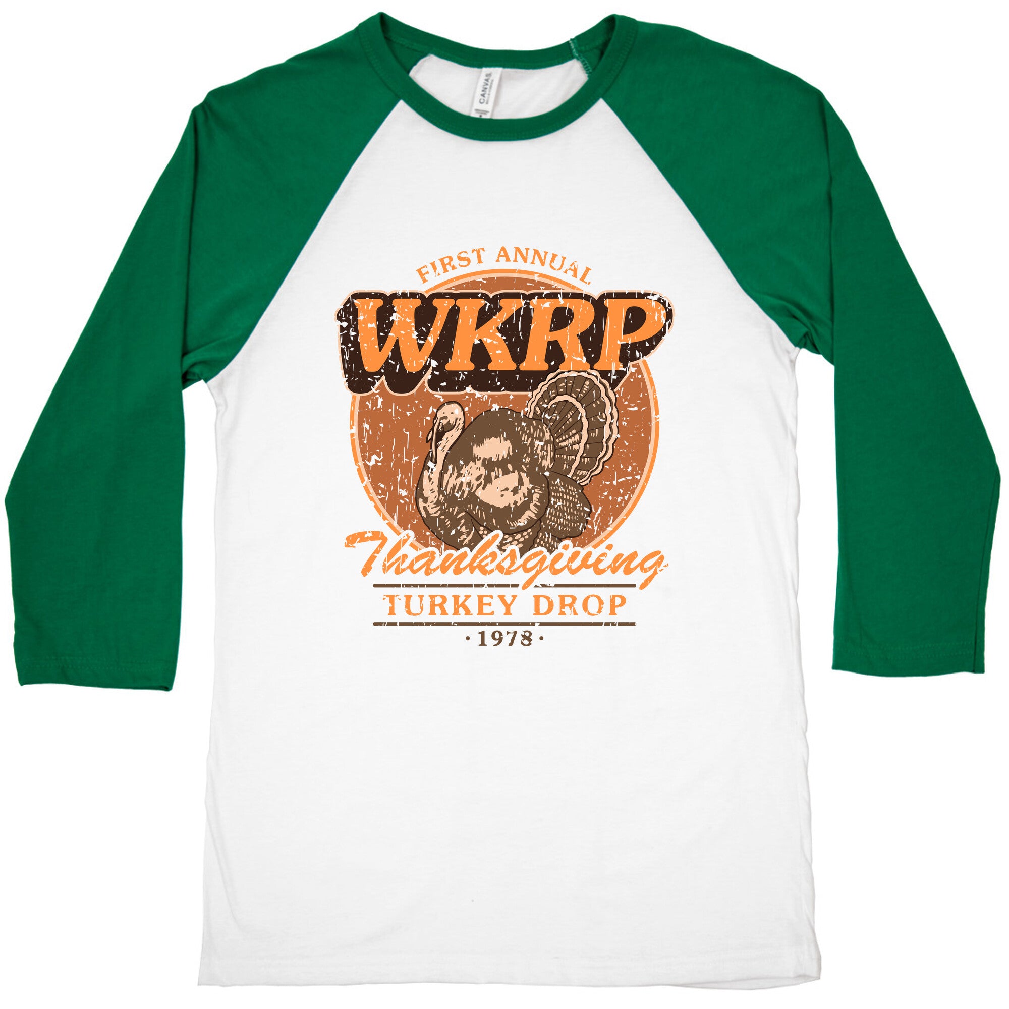 Turkey Drop Baseball Tee