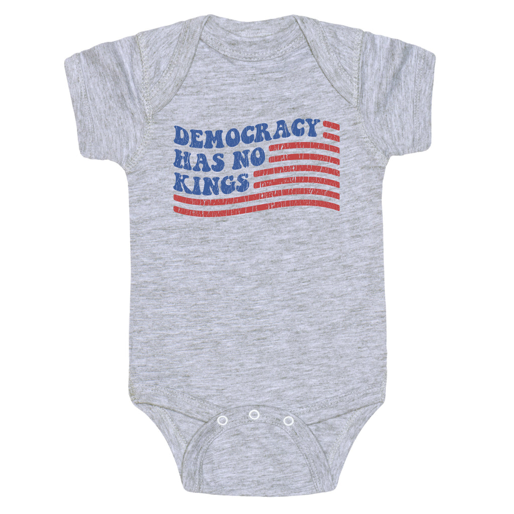 Democracy Has No Kings Baby One-Piece