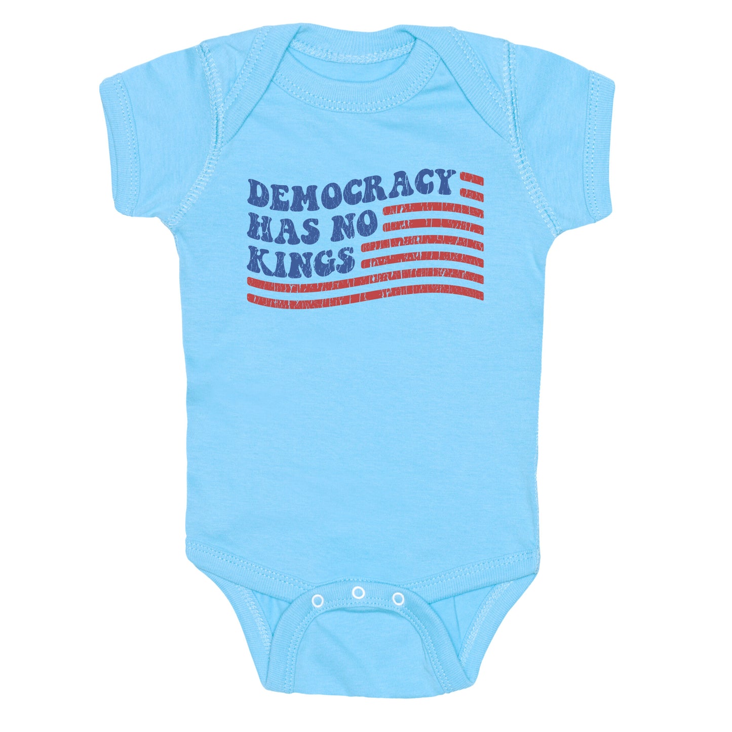 Democracy Has No Kings Baby One-Piece