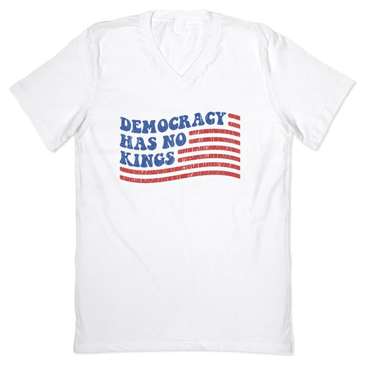 Democracy Has No Kings V-Neck