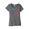 Democracy Has No Kings Womens Triblend Tee