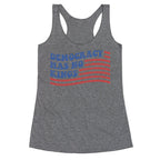 Democracy Has No Kings Racerback Tank