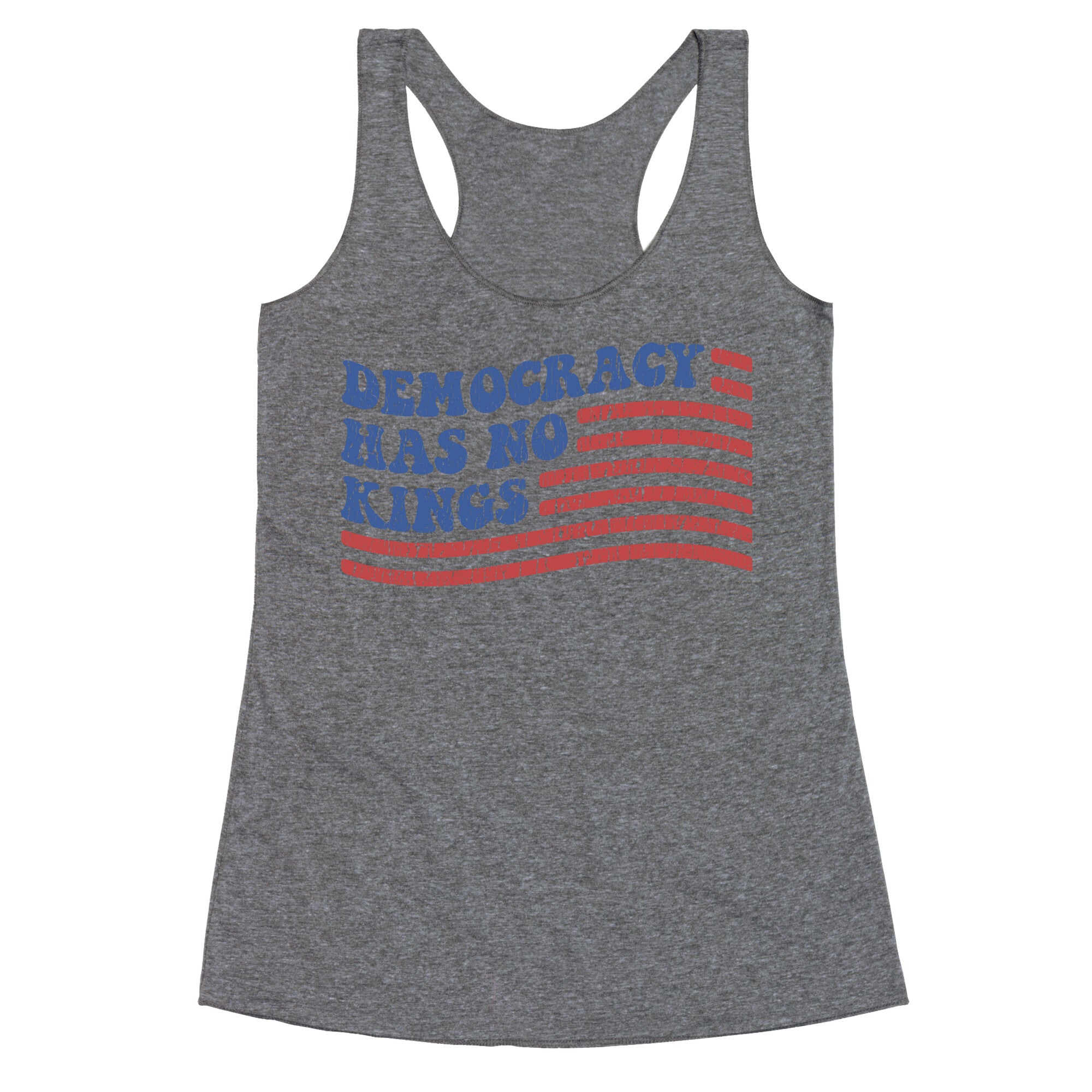 Democracy Has No Kings Racerback Tank