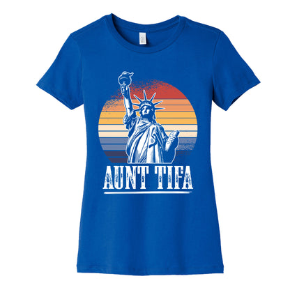 Aunt Tifa Shirt Womens Cotton Tee