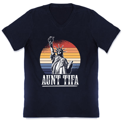 Aunt Tifa Shirt V-Neck