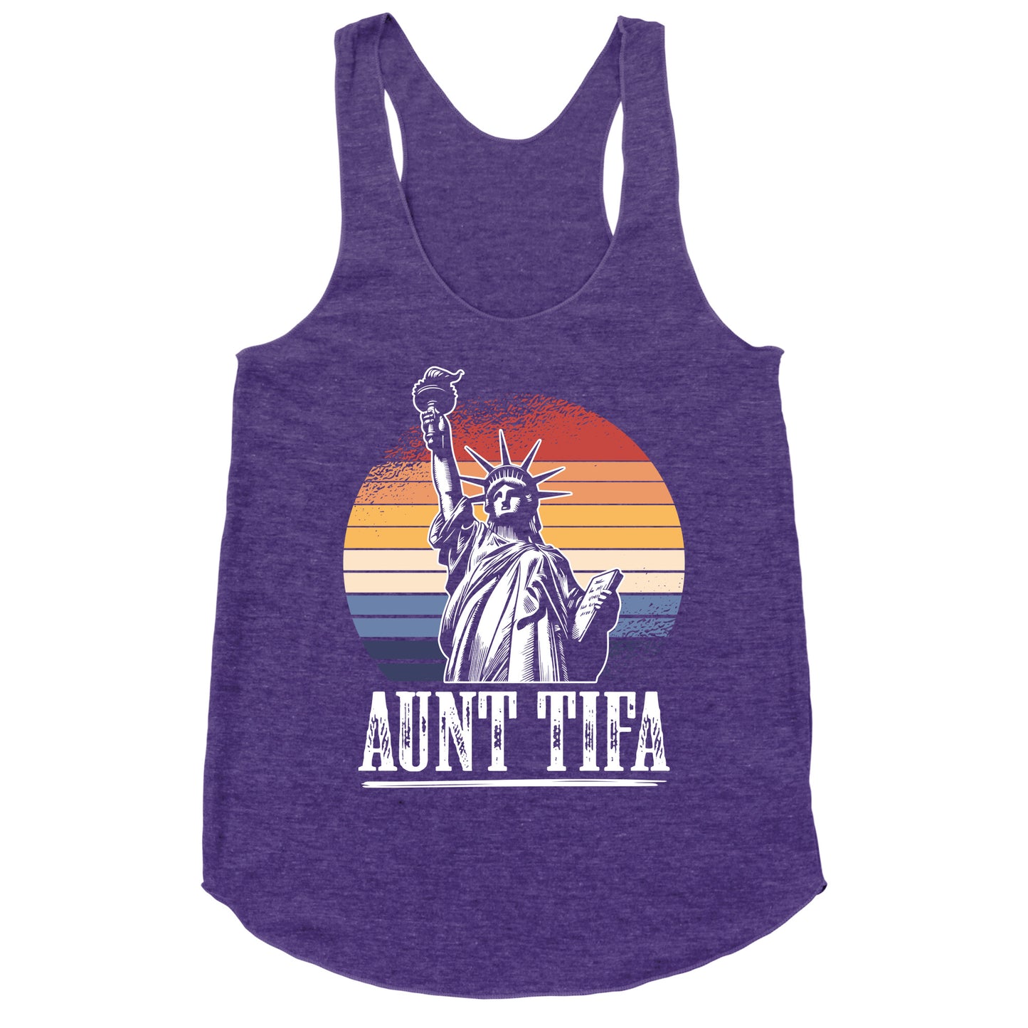 Aunt Tifa Shirt Racerback Tank