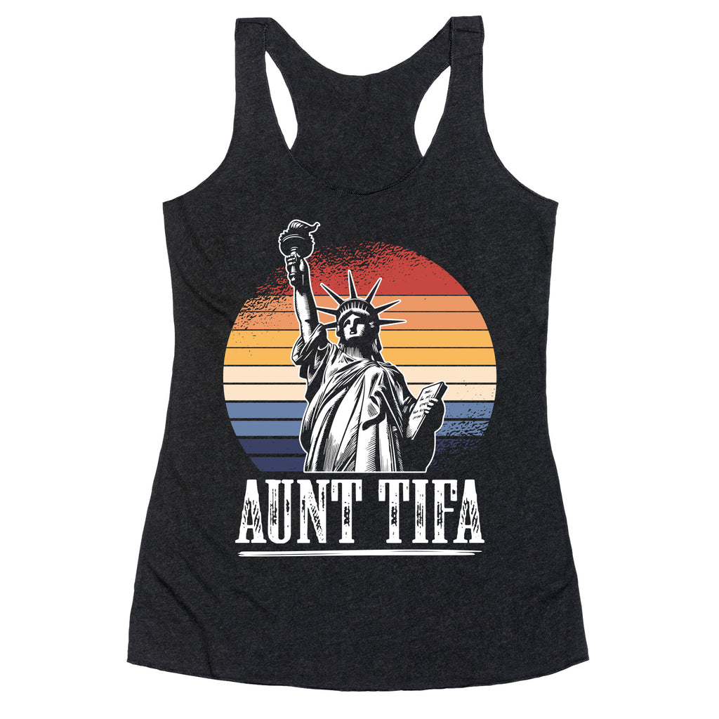 Aunt Tifa Shirt Racerback Tank