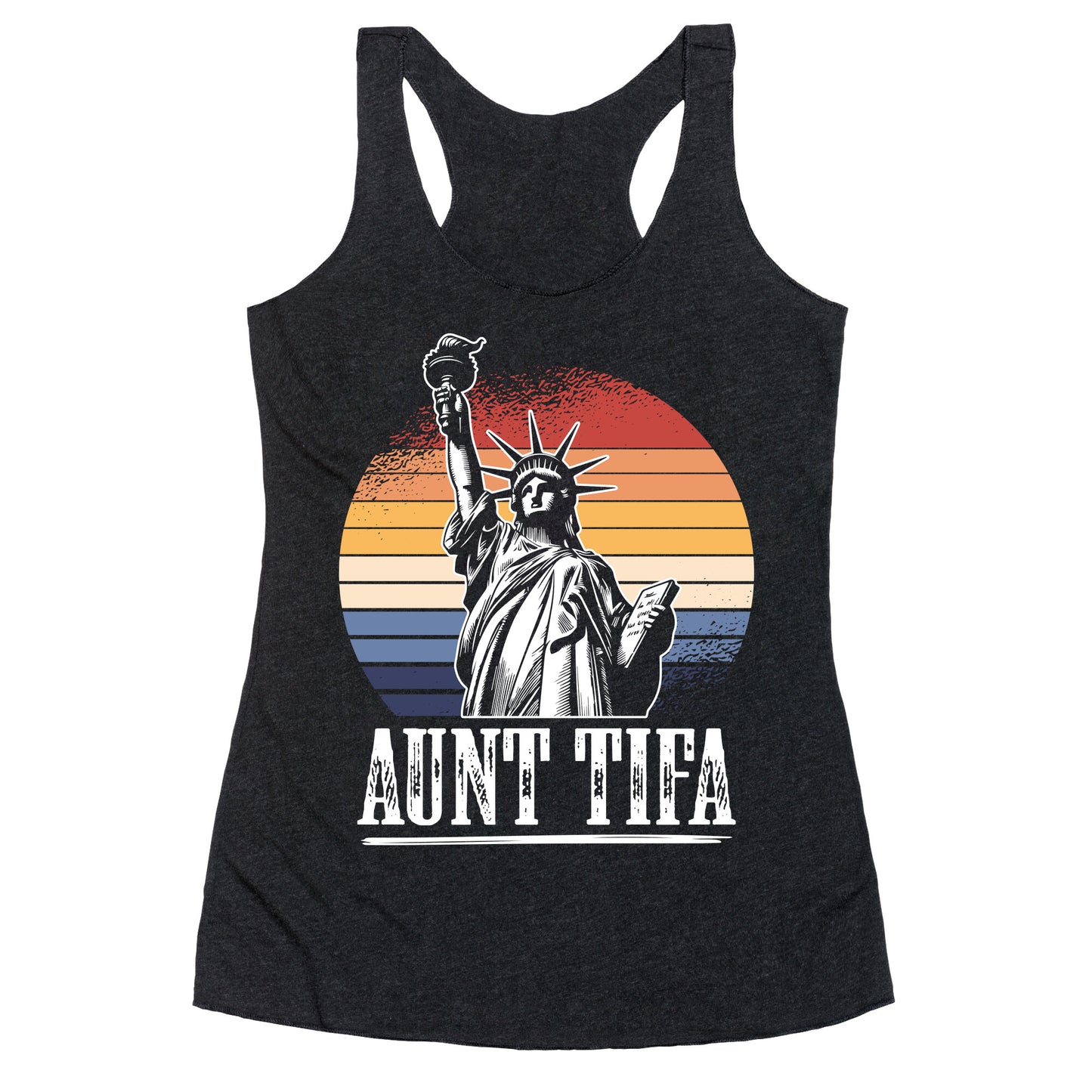 Aunt Tifa Shirt Racerback Tank