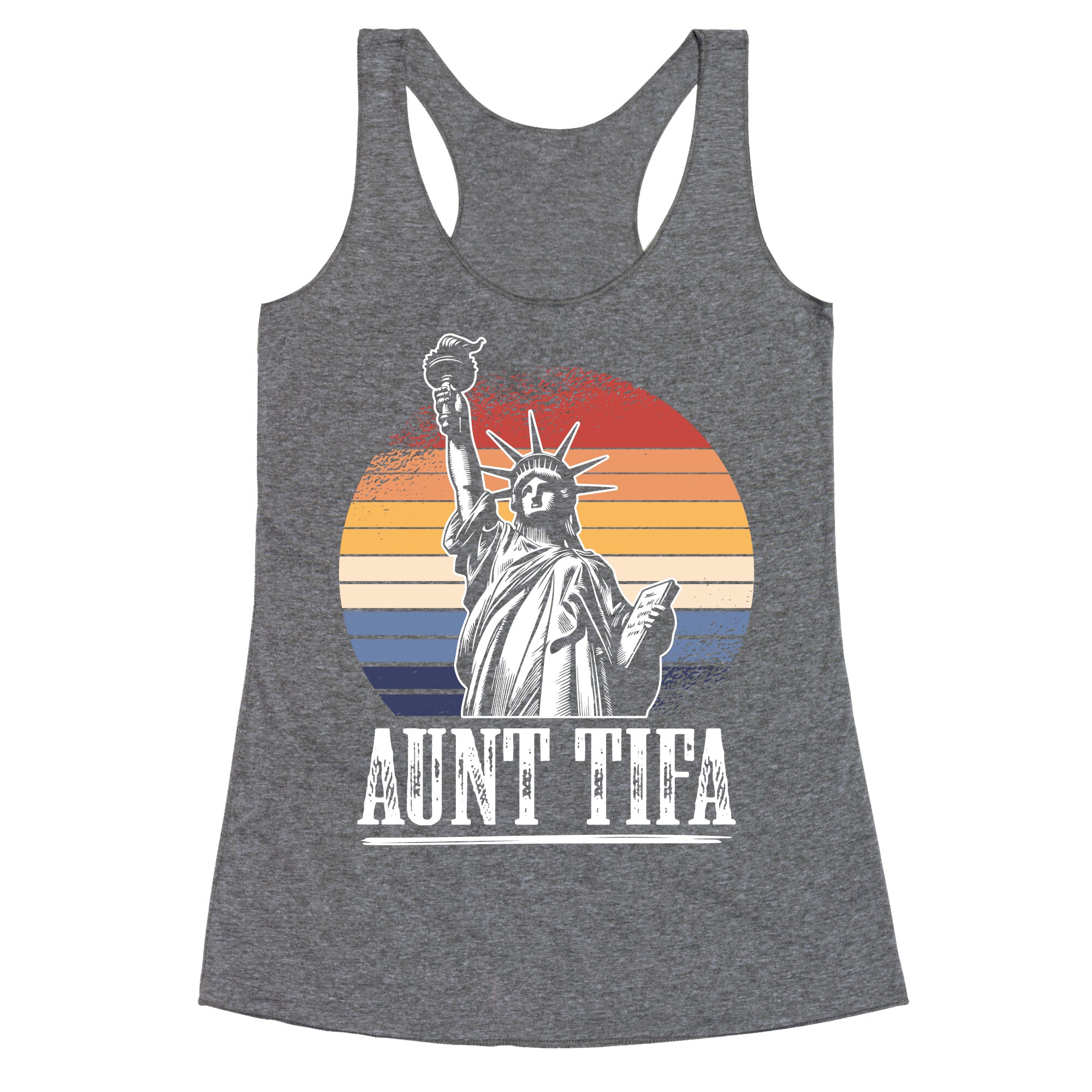Aunt Tifa Shirt Racerback Tank