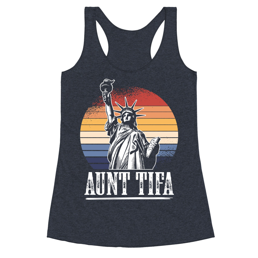 Aunt Tifa Shirt Racerback Tank
