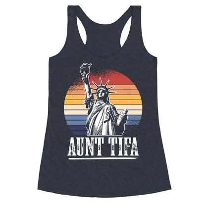 Aunt Tifa Shirt Racerback Tank