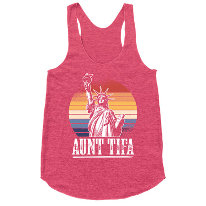 Aunt Tifa Shirt Racerback Tank