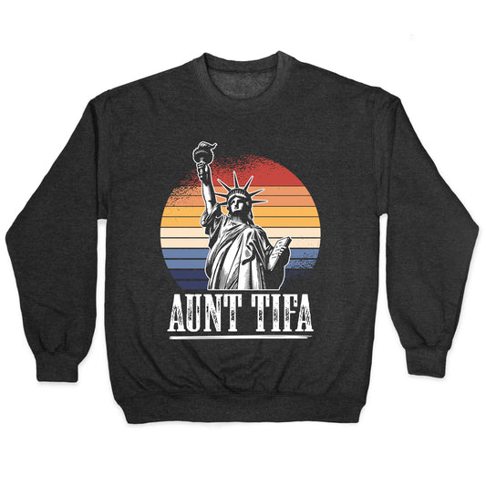 Aunt Tifa Shirt Crewneck Sweatshirt