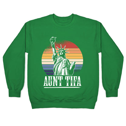 Aunt Tifa Shirt Crewneck Sweatshirt