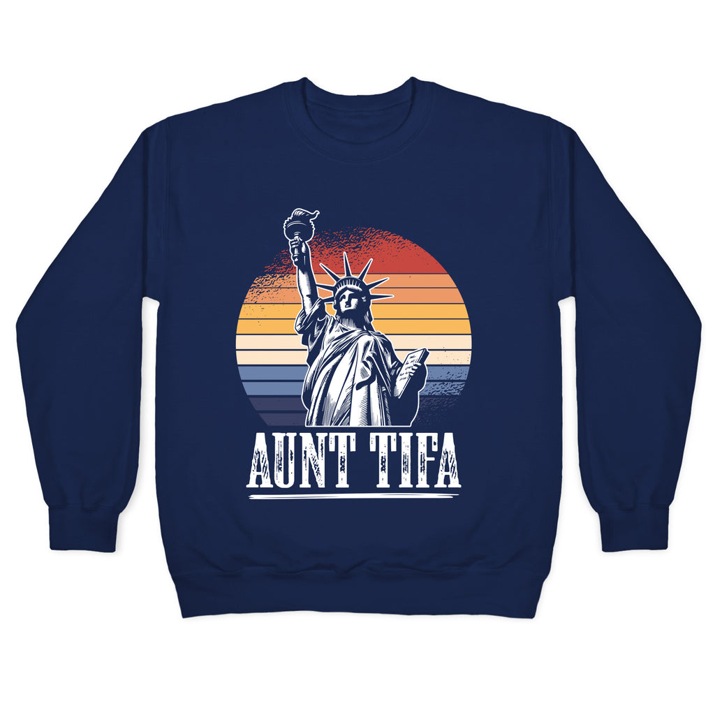 Aunt Tifa Shirt Crewneck Sweatshirt