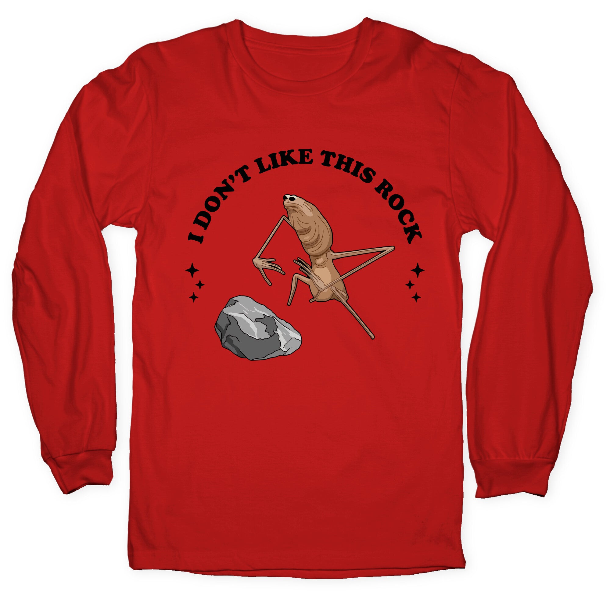 Marcus I Dont Like This Rock Longsleeve Tee