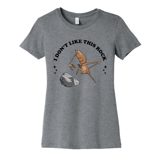 Marcus I Dont Like This Rock Womens Cotton Tee