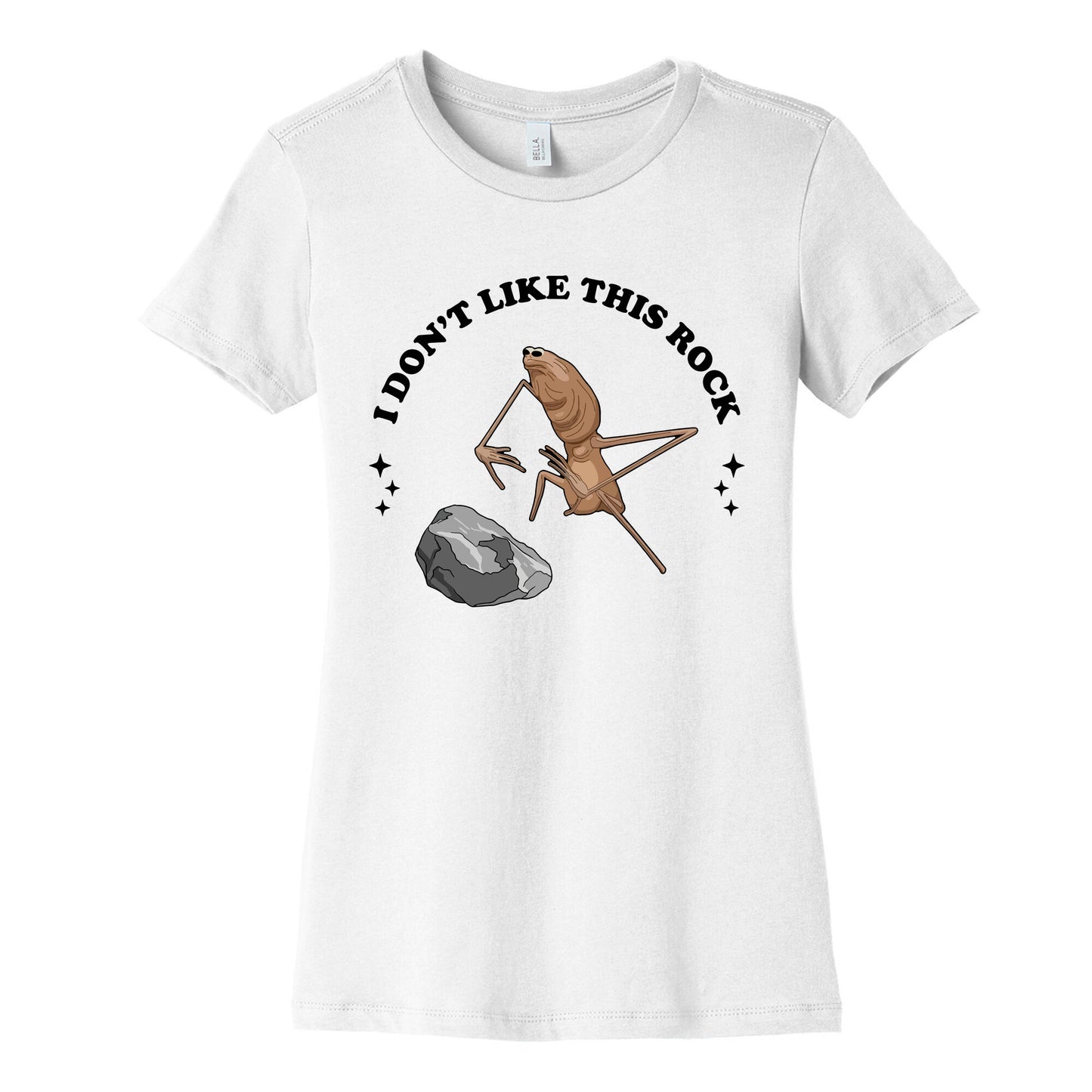 Marcus I Dont Like This Rock Womens Cotton Tee