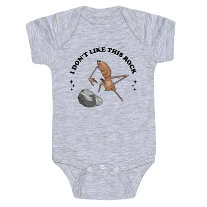 Marcus I Dont Like This Rock Baby One-Piece
