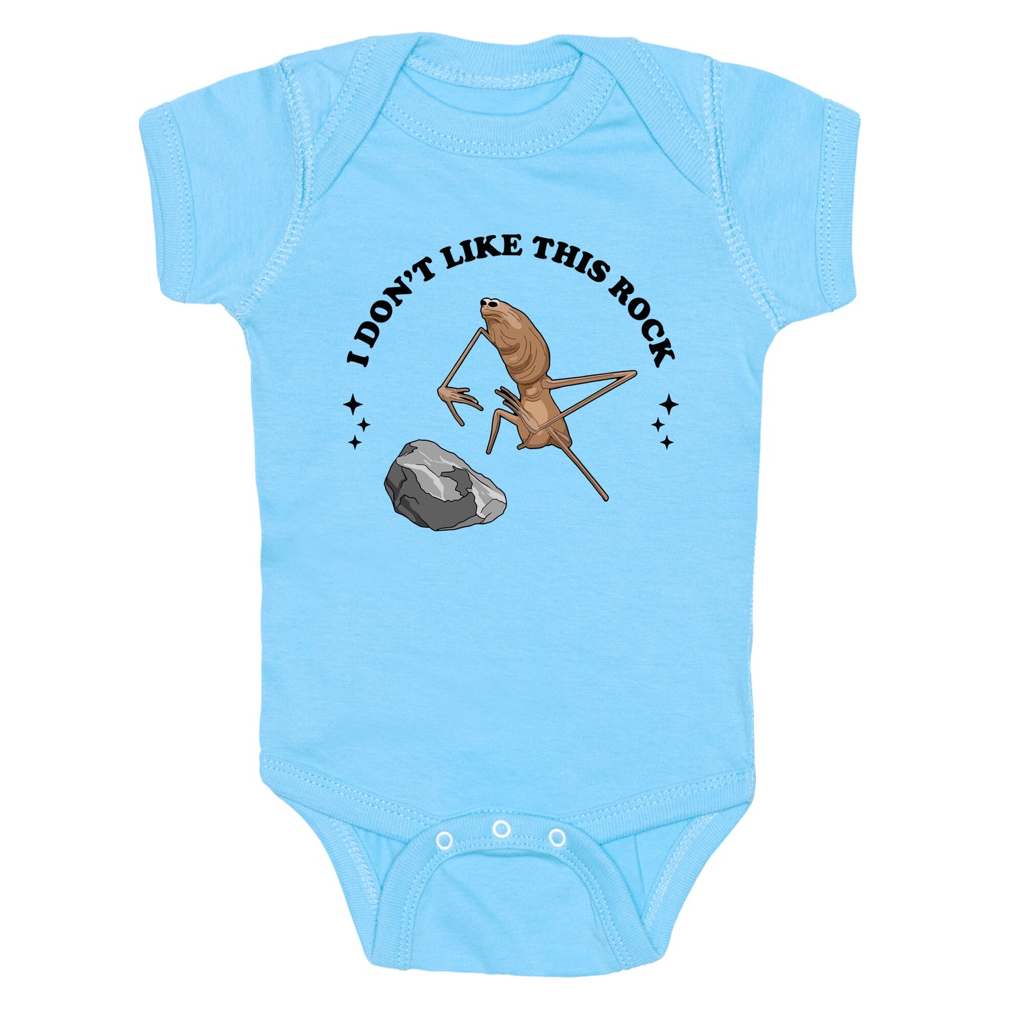 Marcus I Dont Like This Rock Baby One-Piece